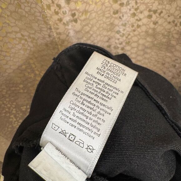 Vintage 2000s Bullhead Denim Black High Rise Pull On Short Shorts 9 NWT - Picture 4 of 7